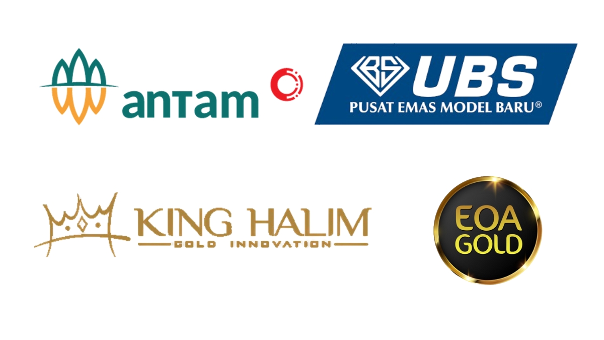 empat nama merek emas batangan yang terkenal di indonesia