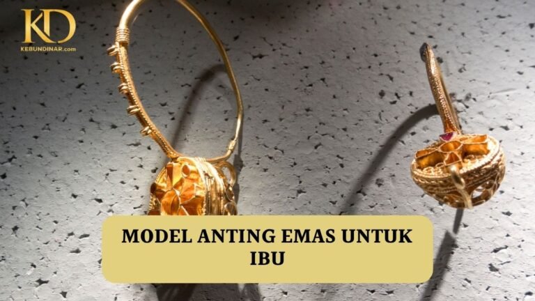 10 Model Anting Emas untuk Ibu, Cantik Tapi Tetap Nyaman